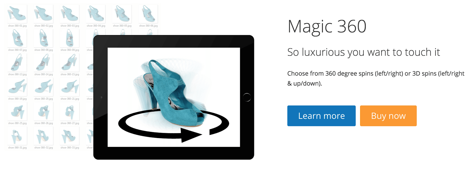 Благодаря Magic Toolbox’s Magic 360 ваши будущие покупатели смогут более подробно рассмотреть товар